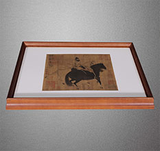 连平书画装裱配框服务案例